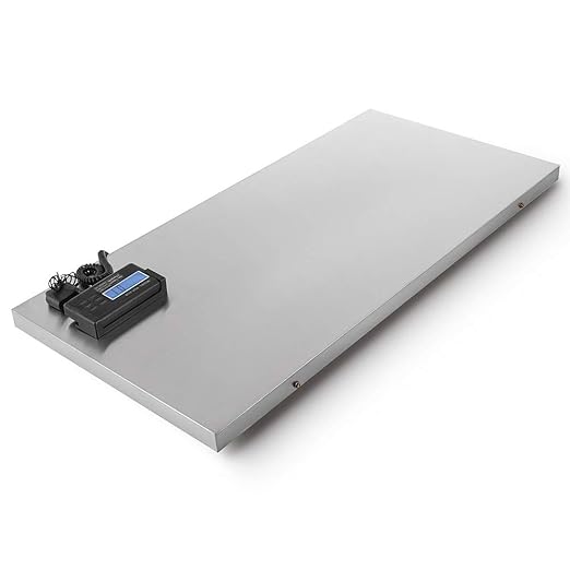 440lb Digital Livestock Vet Scale, Digital Pet Scale for Dog Sheep Pig Goat, Heavy-Duty Platform Scale, Animal Scale Platform for Large Pets Postal Shipping Warehouse, KG/OZ/LB Units Switch