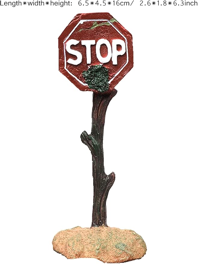 Ulalaza Aquarium Decorations Landscaping Tree Stump Hole Rock Cave Hideouts Stone Fish Tank Resin Driftwood Painted with Realistic Details Over House Supplies Castle Accessories