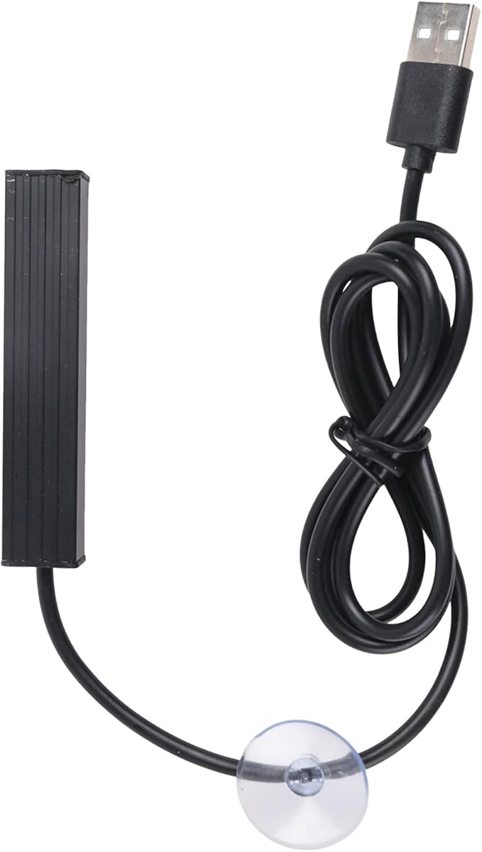 5W Mini Aquarium Heater USB Charging for Small Fish Tank Heater Easy Install