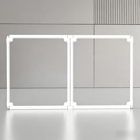 Acrylic Dog Playpen Extension Panels - 2 Pcs Clear DIY Fence Panels for Pet Playpen,Tool-Free Assembly,Detachable & Portable,for Separation/Size Modification