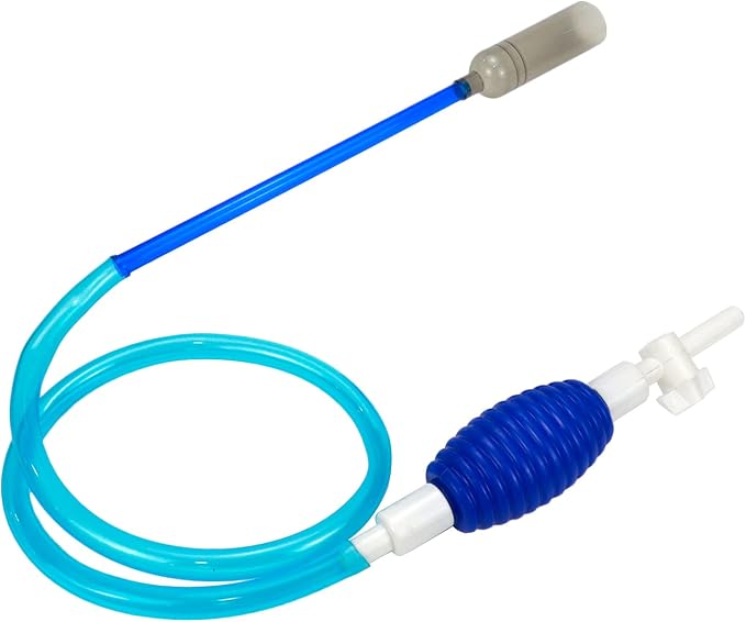 2Sets Aquarium Siphon Water Changer Fish Tank Gravel Cleaner(Blue) | Made of Plastic, with Long Nozzle, for Cleaning Changing Water, Washing Sand, Cleaning Function