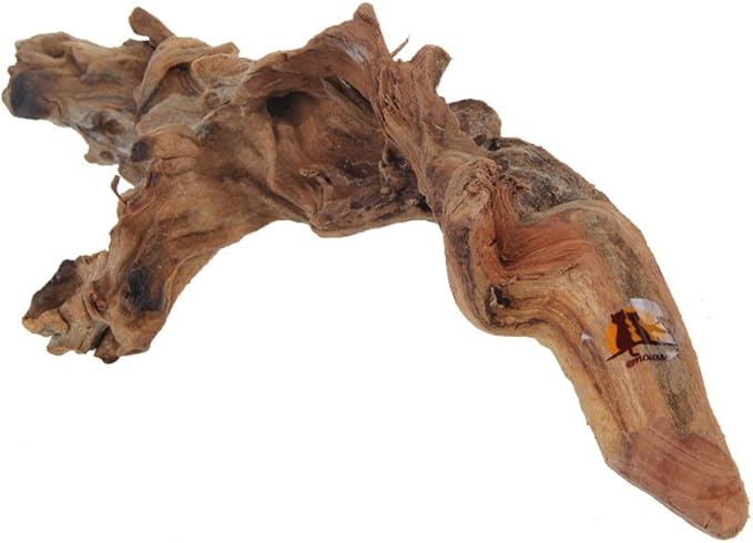 emours Aquarium Decor Driftwood Fish Tank Decoration, Natural Wood, Large (9-12 Inch Length)