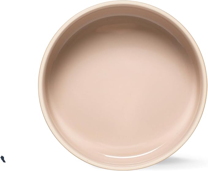 Fringe Studio Minimal Midnight Medium Stoneware Pet Bowl, PetShop Collection (479108) (Pack of 2)