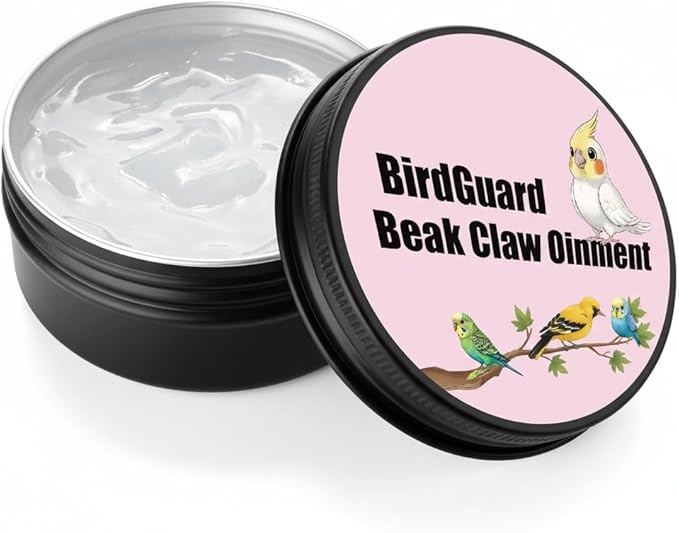 XANADU 2.5 Oz Bird Beak Oil & Feet Ointment, BirdGuard Balm for Parrot Beak Care & Cracked Claws, Moisturizing Relief for Dry Beaks & Skin, Budgies & Cockatiels