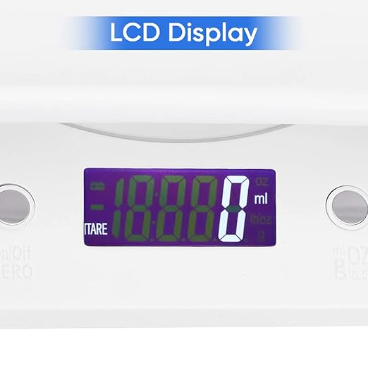 Digital Pet Scale, LCD Animal Scale, 0-22Pound High Accuracy Electronic Weighing Scale, Multifunctional Electronic Weighing Scale for Small Animals Hamster Birds Kittens (No Battery Included)
