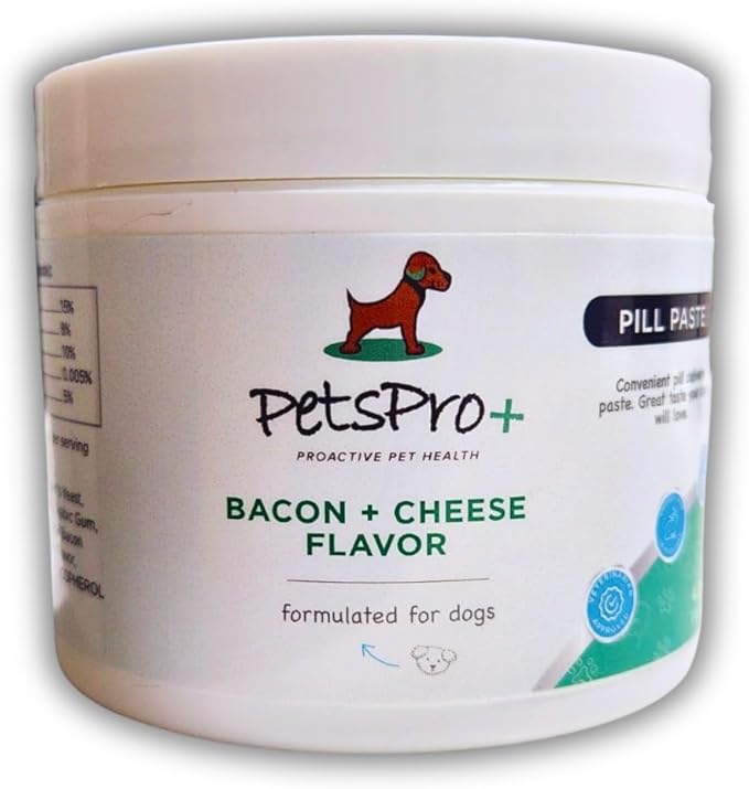 Pill Paste Peanut Butter and Bacon and Cheese Flavors