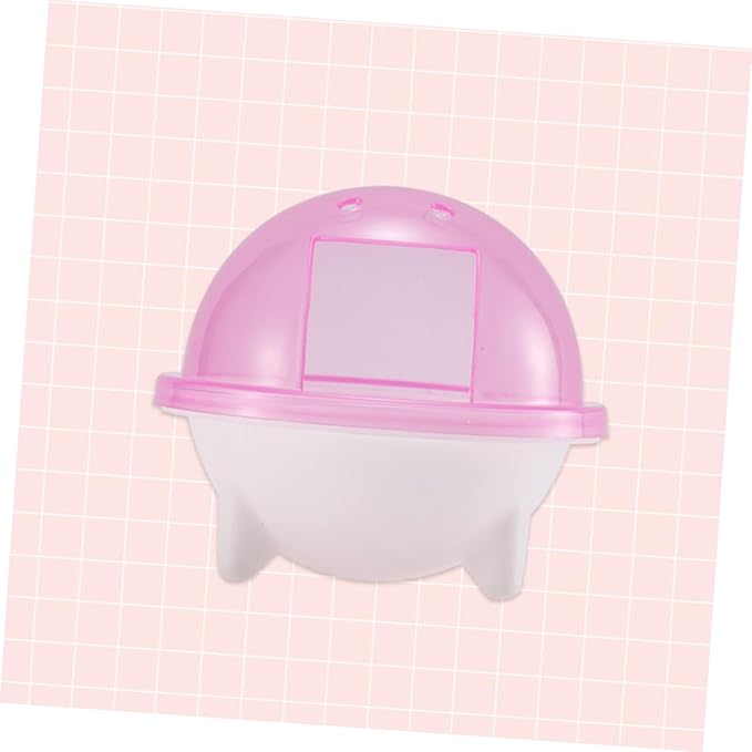 SUPVOX 3pcs Hamster Bathroom Chinchilla Dust Bath Guinea Pig Hideout Pet Cleaning Bath Tub