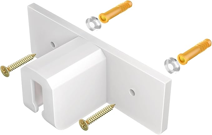 FXW Fence-to-Wall Anchors (Pack of 4) for AuraSpace Playpen – Accessory Only, Safely Expand Your Dog’s Play Area, Fits 35" H Acrylic Playpen, White
