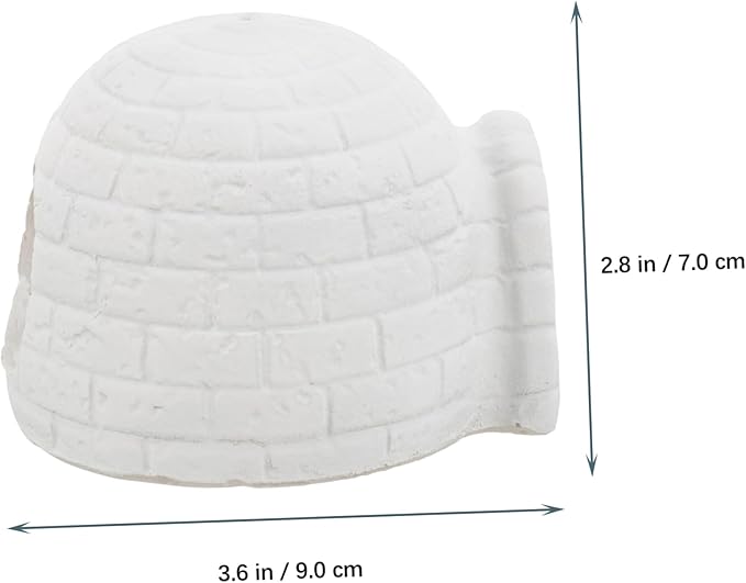 Adorable Ceramic Pet Nest Hideout for Small Animals Cooling House for Hamsters Guinea Pigs and Birds Unique Design for Comfort and Fun