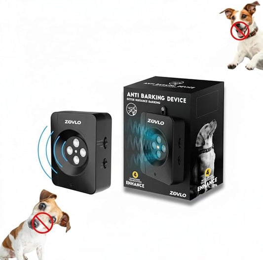 Anti Barking Device for Dogs, Ultrasonic Dog Bark Deterrent Devices, Dog Barking Deterrent Devices with 4 Transmitters, 3 Modes Bark Box, Dog Barking Stopper Long Range for Indoor & Outdoor Use