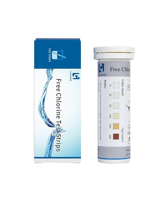 0-500 ppm Chlorine Test Strips,100 Strips, Restaurant Sanitizer Test Kit | Instant Color Readout, Bleach Test Strips for Food Service, Bars, Hotels, Kitchen Supplies, Food Trucks, Daycare, Factory