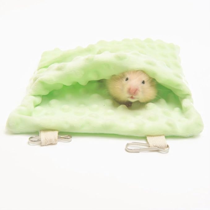 Sugar Glider Bonding Pouch Carrier Bag Sling Sleep Bag with Adjustable Strap for Travel Gliders Ferret Rat Hedgehog Hamster Small Pets (Pink)