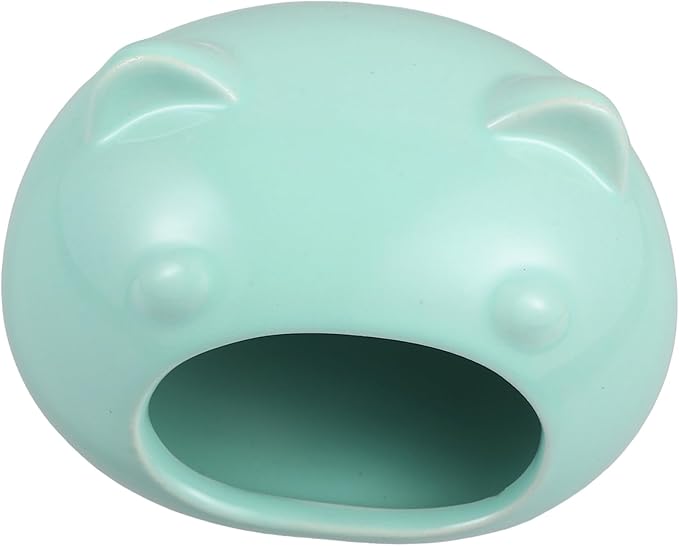 ORFOFE Ceramic Hamster Hideout Cozy Bed for Small Animal Cage Decorative Home Toy Rat Supplies