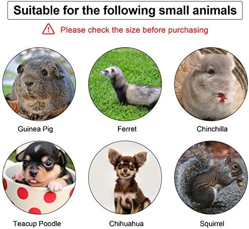 4 Pieces Ferret Harness and Leash Set Ferret Leash Small Pet with Cute Bowknot and Safe Bell Decor Chest Strap Harness for Outdoor Walking Rabbit Guinea Pig Bunny Hamster Puppy Kitten(Small)