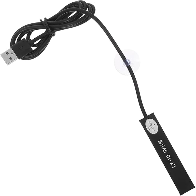 Mini Aquarium Heater Compact Abs Material USB 10w with Precise Temperature Control and Energy Efficient Design for Betta Fish and Aquatic Pets for 2-5l Small Fish Bowls