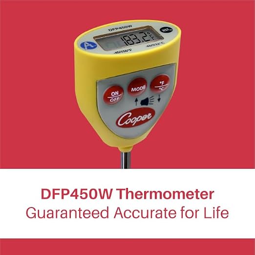 Cooper Atkins-DFP450W Digital Pocket Thermometer, 4-5/8 in. L,multicolor