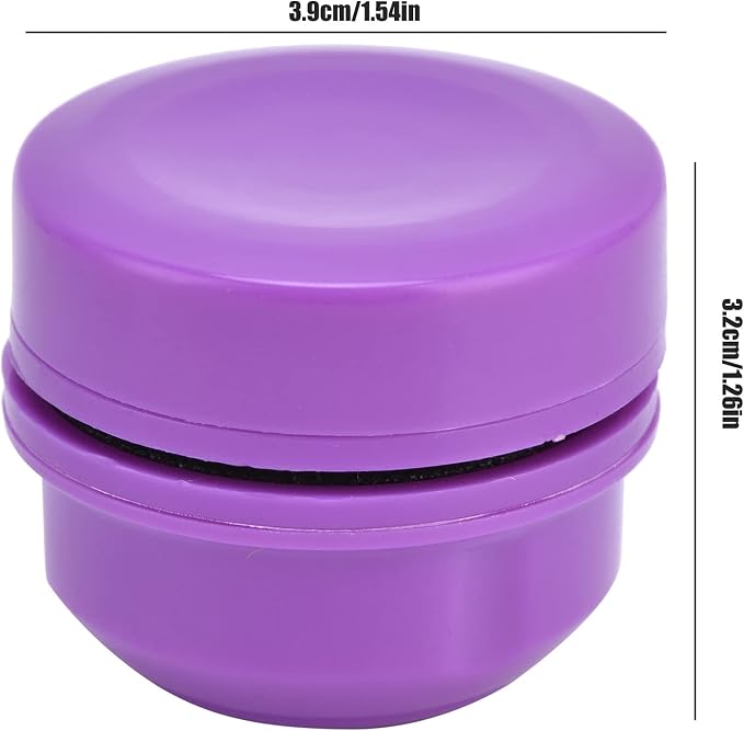 Tyenaza Aquarium Magnetic Cleaner, Fish Tank Brush Aquarium Algae Scraper Glass Cleaning Brush Scrubber(Purple)