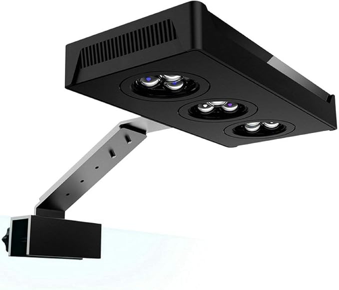 Aquarium Light –5rd AquaKnight A029 Aquarium LED Light 30 Watts Saltwater Light with Sunrise Sunset Moonlight, 5W LED Chips for Coral Reef Nano Fish Tank Marine Tanks with Timer & Screen