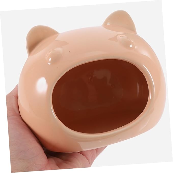 Totority Pet Hideaway Ceramic Hamster House Small Animal Home Guinea Pig Hideout Chinchilla Shelter