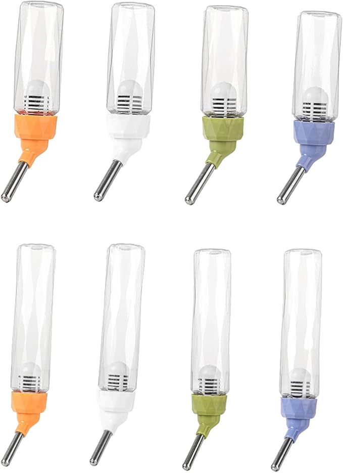 Waterers 80ml/125ml Water Bottles Dispenser for Small Animals Guinea Pigs Hamster No-Drip