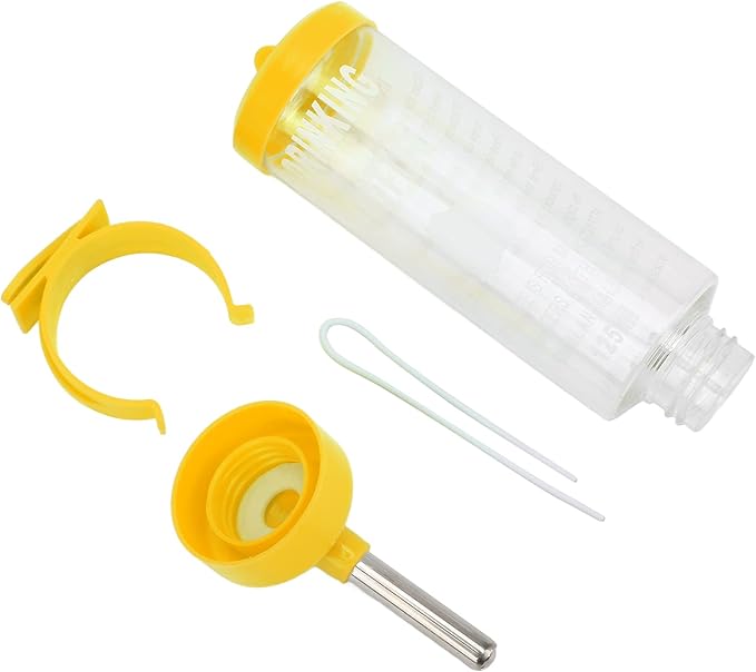 Automatic No Drip Small Animal Water Bottle, Water Dispenser for Hamster, Gerbil, Rat, Chinchilla, Guinea Pig, Rabbit