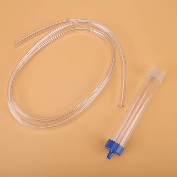 Aquarium Siphon, 150Cm Fish Cleaner Siphon Aquarium Water Changer Vacuum Cleaner for 30L Small Fish PVC Fish Siphon Fish Syphon Hose Kit