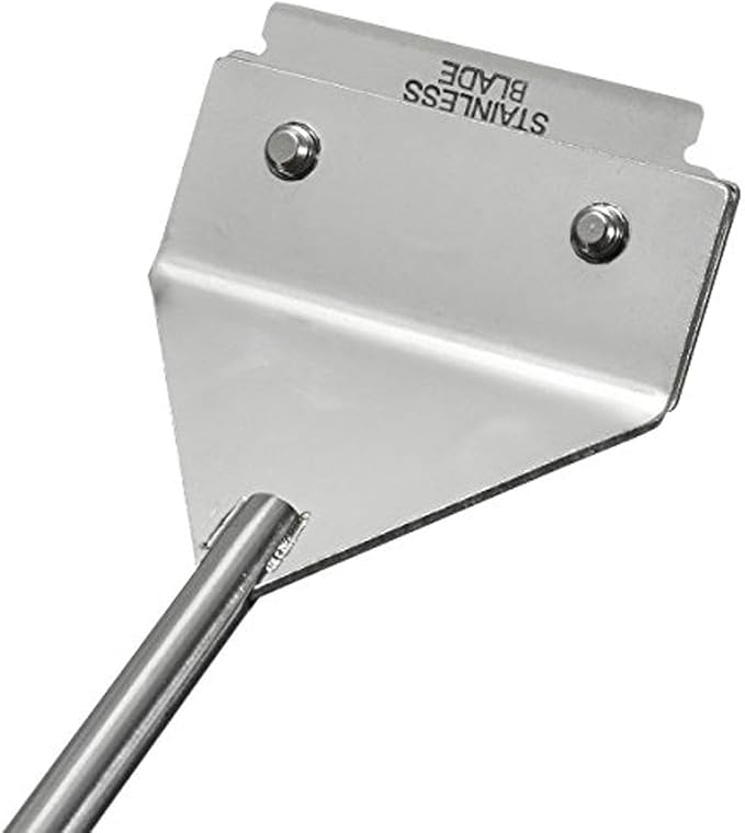 Stainless Steel Algae Scraper Cleaner with 10 Blades for Aquarium Fish Plant Glass Tank
