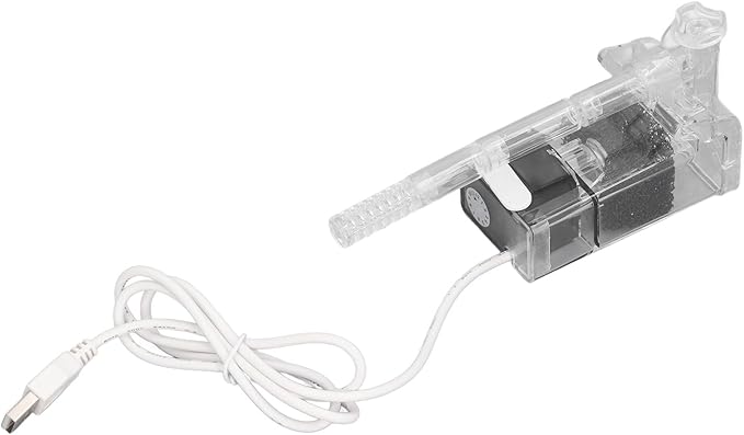 Ultra Quiet Aquarium Hang on Filter, Slim Aquarium Filter Performance Hang On The Back Power Filter Adjustable Space Saving Fish External Hanging Filter