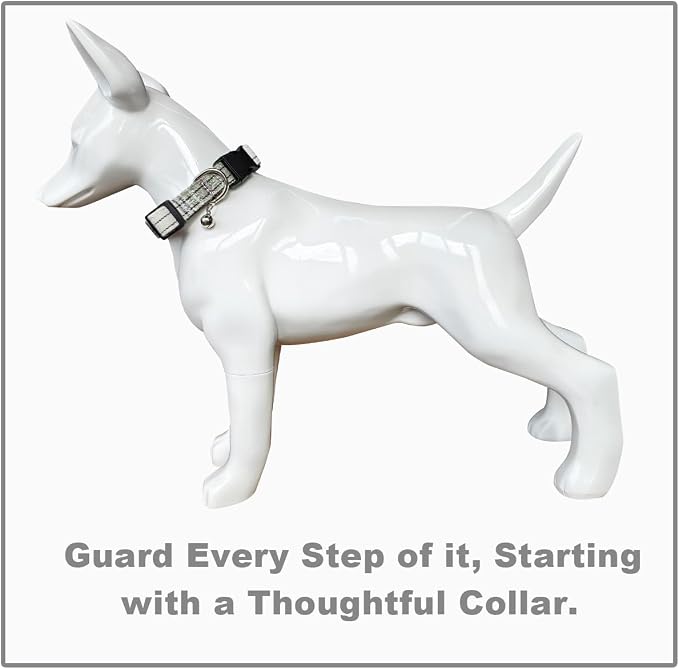 SuperBuddy Dog Collar and Leash,Breathable Adjustable Dog Collar-Safe Buckle-Collars for Small Medium Large Pet