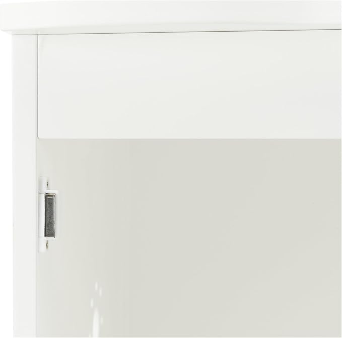 Trixie 2 Story Furniture Litter Box Enclosure (White), Hidden Litter Box for Cats, Double Layer, Big Front Door for Easy Cleaning, Large Hole for Easy Entry, Use as Side Table or Nightstand