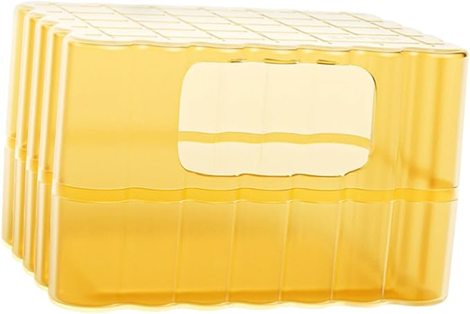 Kisangel Multi-use Hamster Bathtub Chinchilla Dust Bath Urine Sand Tray for Small Pet Cage Accessory Easy Cleaning