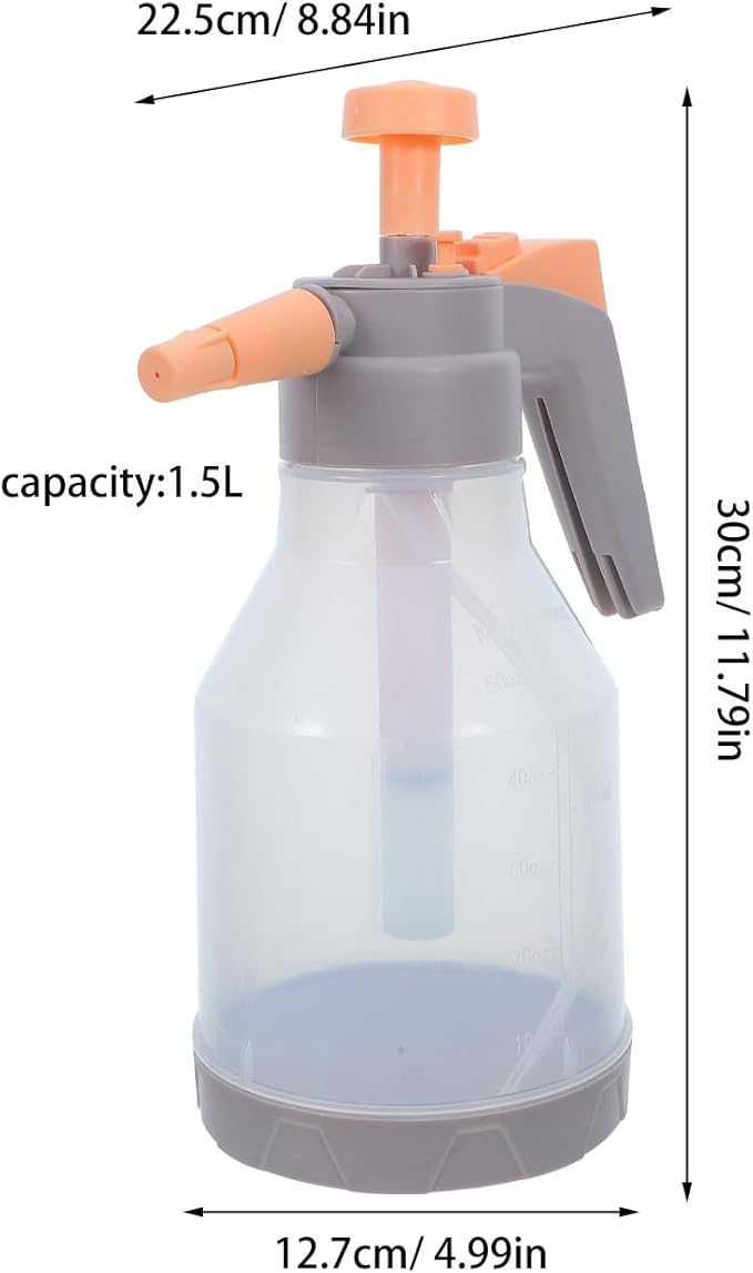 KOMBIUDA Bird Shower Misting Sprayer Bottle: 1.5L/50.72 Fl Oz Handheld Parrot Bath Sprayer Mist Cleaning Tool - Bird Mister for Parrot Parakeet Cockatiel