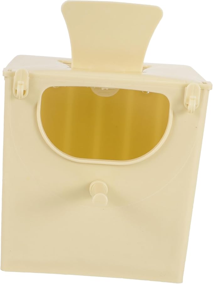 Plastic Bird Nesting Box for Small Birds Weatherproof Breeding Hut for Finches Sparrows Parakeets Lovebirds Cockatiels and Other Pet