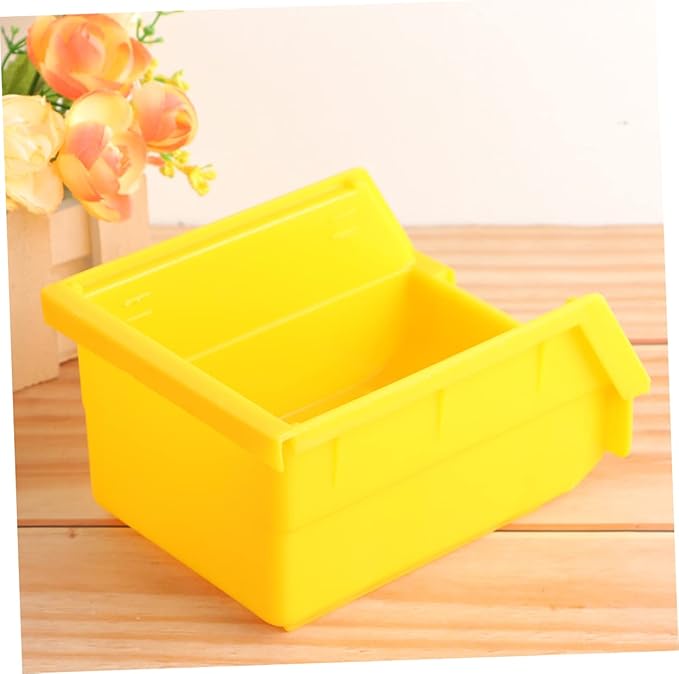 POPETPOP Hamster Sand Bathroom Large-Chinchilla Dust Bath Plastic Sand Bath Container Hamster Toilet/Bathtub/Sandbox-Random Color Size M