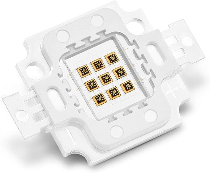 CHANZON High Power Led Chip 10W Infrared IR 940nm | (900mA / DC 4V - 5V / 10 Watt) SMD COB Light Emitter Diode Components Night Vision Bulb Lamp Beads for DIY Lighting