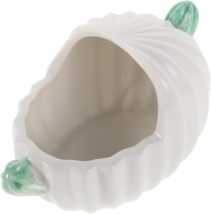 Milisten Pet Ceramic Bathtub for Chinchilla Hamster Small Animal Bath Dust Bowl Hideout Bathroom Supplies Chinchilla Bath Dust Bowl