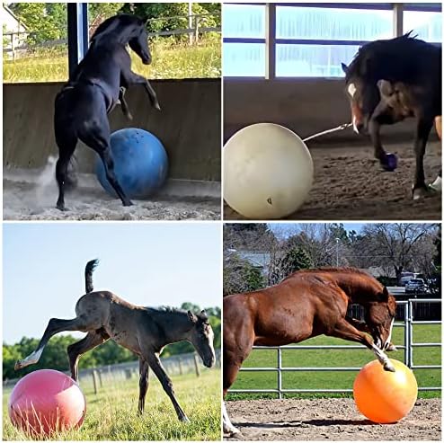 Horse Ball 40inch - Extra Large Toy for Adult Horses, Ideal for Pasture & Indoor Stall Boredom Relief