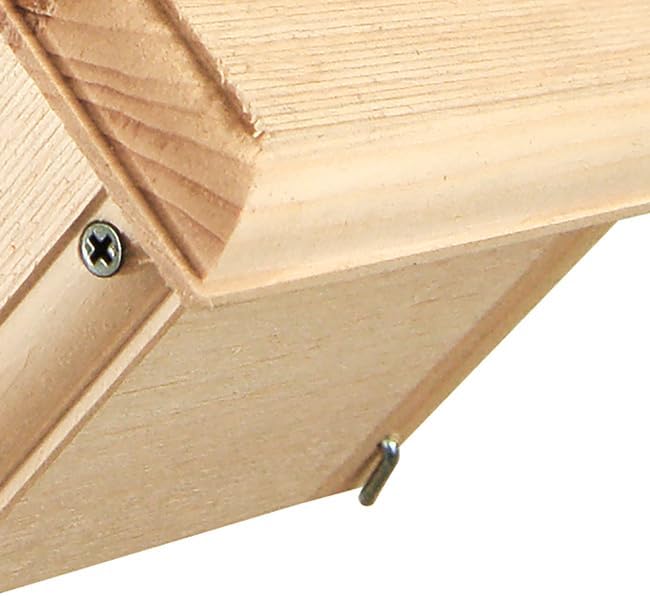 Coveside Carolina Wren Bird Houses – Pack of 3 – Hanging Wooden Nest Boxes for Outdoor Use – Eastern White Pine Construction – Weather-Resistant Wren Houses – Made in USA