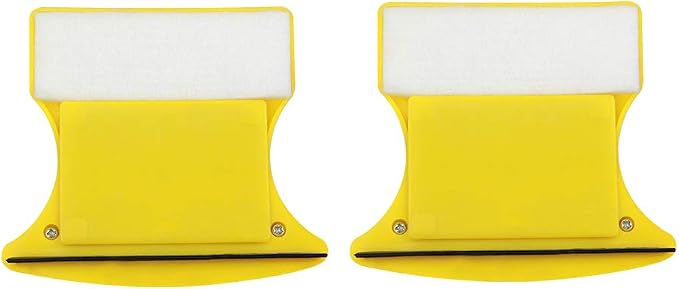 Tvoip Magnetic Window Cleaner Double Side Glass Wiper Cleaner Surface Brush Glass Cleaner Algae Scraper Brush Pad