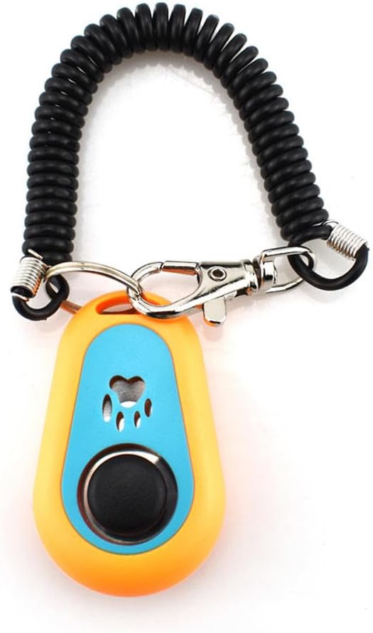 Ruconla Pet Training Clicker with 6 Pack for Dogs/Cats/Horses/Birds or Other Animals - Clickers with Strap for Training