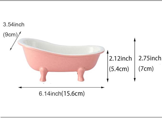 Cute Hamster Bed, Small Animal Ice Bathtub, Sand Bath Container Accessories Cage Toys, Ceramic Relax Habitat House, Sleep Pad Nest for Hamster, Food Bowl for Guinea Pigs/Squirrel/Chinchilla