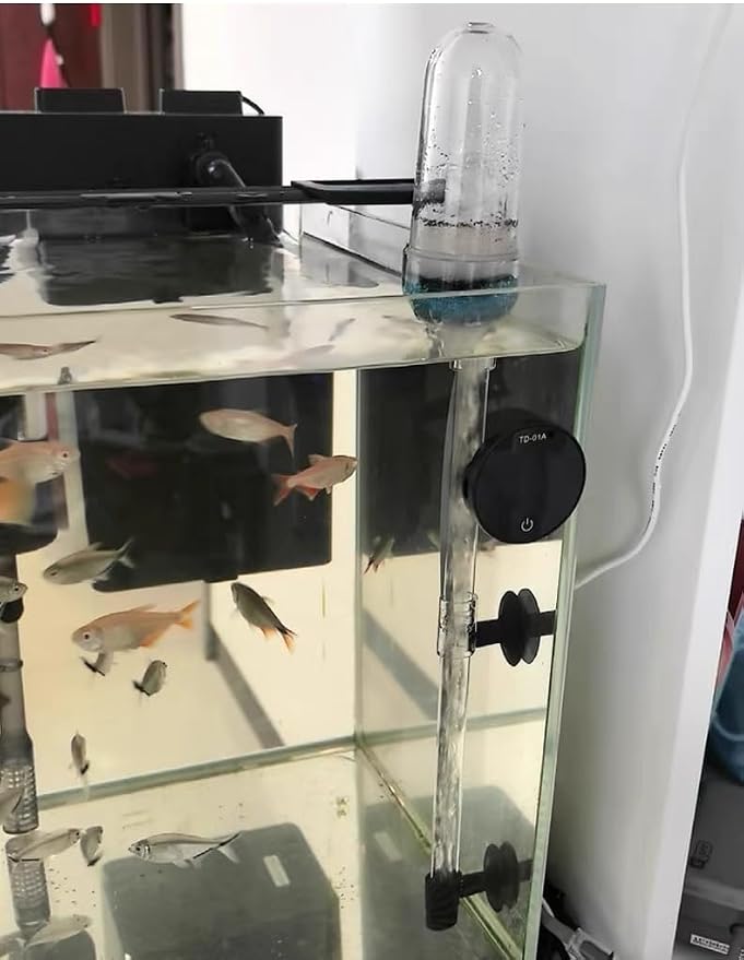 Gravel Vacuum for Aquarium Fish Tanks Gravel Vacuum Cleaner Set with USB for Remove Dirt, Change Water, Wash Sand, Water Shower, Water Circulation