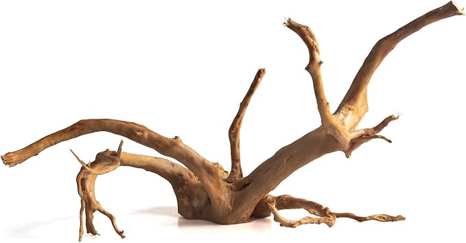 emours Spider Wood for Aquarium, Natural Driftwood for Fish Tank Decor, Aquascape Wood for Freshwater Aquarium & Reptile Habitat (8-12 Inch / 20-30 cm)