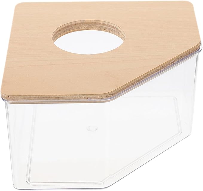 Happyyami Hamster Bath Box for Chinchilla Dust Bath Guinea Pig Accessories Large Small Pet Supplies