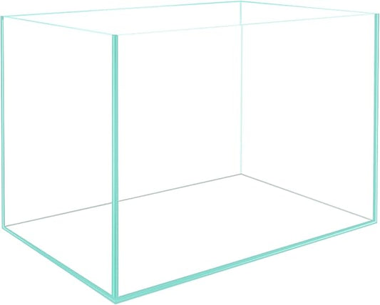 AWXZOM Small Nano Rimless Tank, Clear Glass Fish Tank, 1.1 Gallon, 7.8x5.5x5.9inch/20x14x15cm, Betta Fish Tank