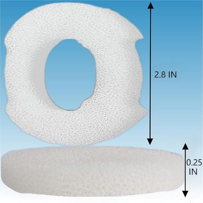 4 Pack Aquarium Fish Tank Filter Sponge Bio Sponge,Replacement Sponge for 5-20 Gallon Sponge Filter