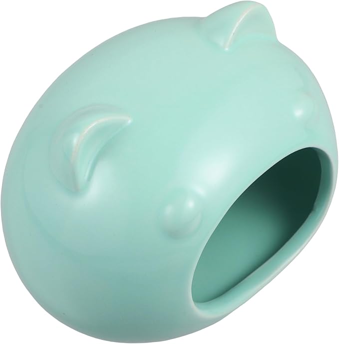 BESPORTBLE Adorable Small Pet Hideout Cozy Ceramic House for Hamsters Gerbils Small Animals Lightweight Design for Easy Placement Sleeping Nest for
