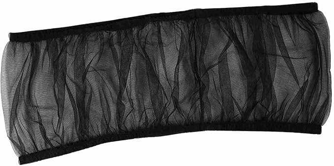 TOPINCN Universal Bird Cage Skirt Nylon Ventilated Mesh Seed Catcher for Parrots Black Cage Accessory Pet Supply