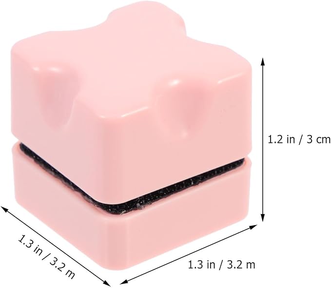 Mipcase Magnetic Fish Tank Cleaning Brush 1.25In Aquarium Magnet Scraper for Small Fish Tank Floating Glass Accessory for Easy Hand