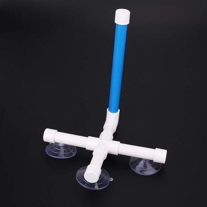 Hypeety Bird Parrot Stand Perch Shower Perch Standing Toy Portable Suction Cup Parrot Bath Stands Suppllies Holder Platform Parakeet Window Wall Hanging Play (3 Suction Cups1)